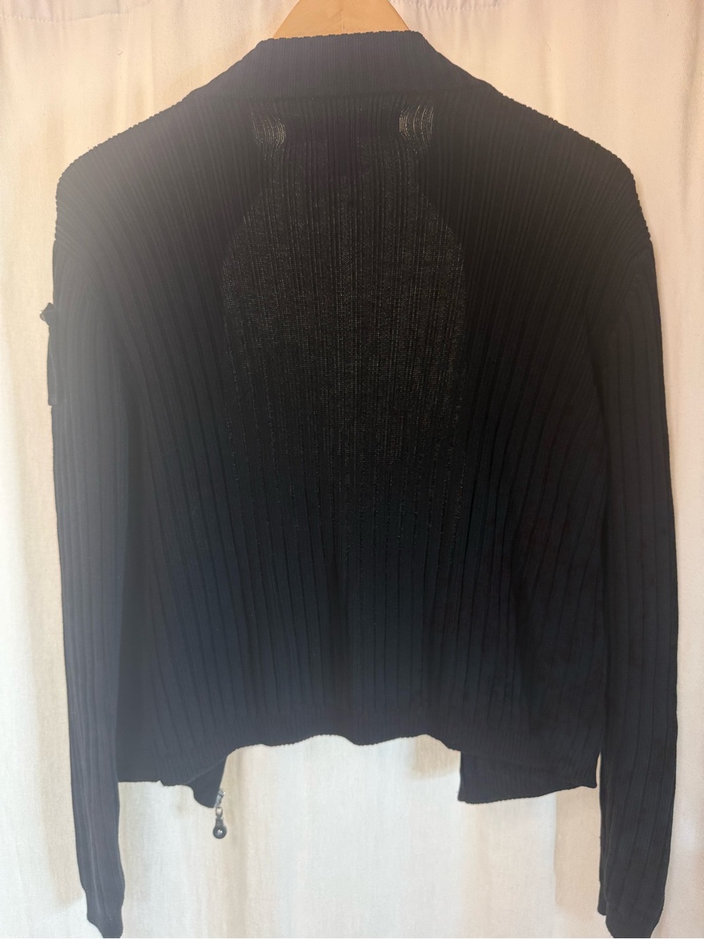 Jamie Sadock Full-Zip Ribbed Sweater Jacket - Picture 6 of 7